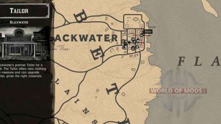 Tailor in Blackwater detailed map