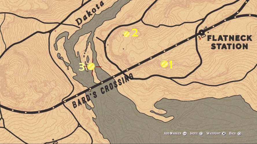 Onde encontrar o tesouro do Bardo em RDR Online: mapa, as opções