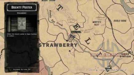 Where to find the award poster on RDR 2