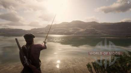 Catching largemouth bass in RDR 2