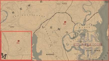 Lonnie's cabin Location in RDR 2