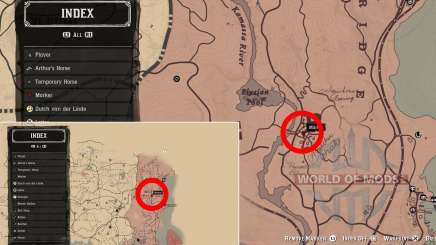 Pig mask Location in RDR 2