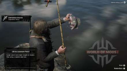 Legendary lake bass in RDR 2: where to find the legendary fish
