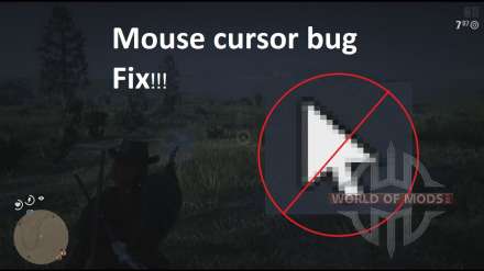 How to remove the cursor in RDR 2. Several ways to fix the error