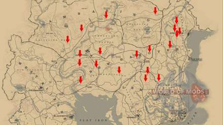 Where to find all the dream catchers in RDR 2? Detailed map for each location