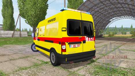 Renault Master Ambulance for Farming Simulator 2017