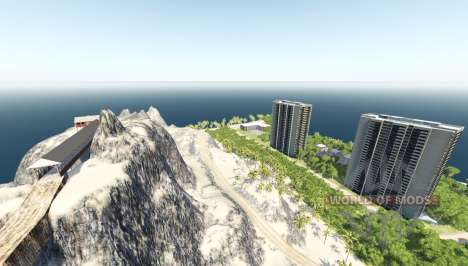Beach front island for BeamNG Drive