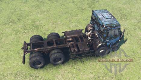 The color is Winter camo for KAMAZ 6520 for Spin Tires
