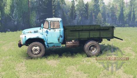 Color Green body for ZIL 130 for Spin Tires