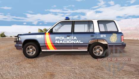 Gavril Roamer spanish police v3.2 for BeamNG Drive