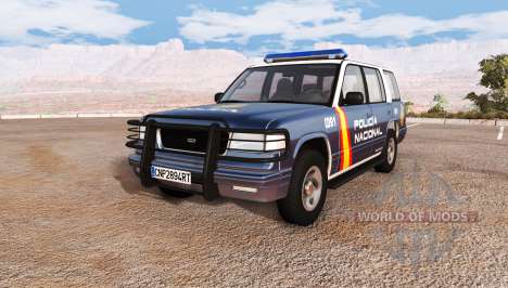 Gavril Roamer spanish police v3.2 for BeamNG Drive
