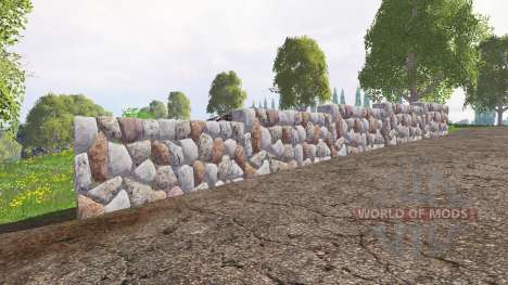 Stone wall v2.0 for Farming Simulator 2015