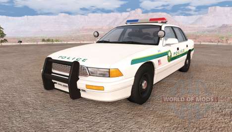 Gavril Grand Marshall cedarwood police for BeamNG Drive