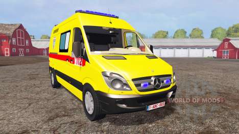 Mercedes-Benz Sprinter 311 CDI Ambulance for Farming Simulator 2015