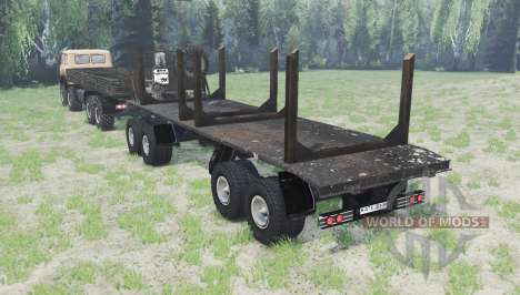 MAZ 8x8 515Р v2.1 for Spin Tires
