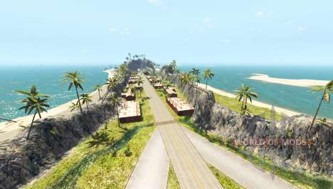 Island of speed v1.4 for BeamNG Drive