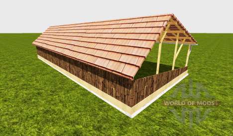 Shelter with solar for Farming Simulator 2015