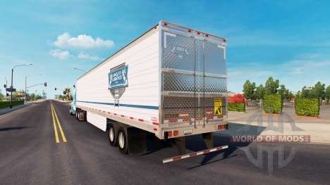 Skin Uncle D Logistics reefer trailer for American Truck Simulator