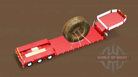 Trailer Doll Vario with big wheel for Euro Truck Simulator 2