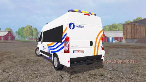 Peugeot Boxer Police vitre for Farming Simulator 2015