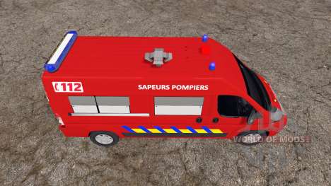 Peugeot Boxer sapeurs-pompiers for Farming Simulator 2015