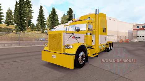 Skin Yellow and White for the truck Peterbilt 38 for American Truck Simulator