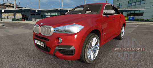 BMW X6 M50d (F16) v3.0 for Euro Truck Simulator 2