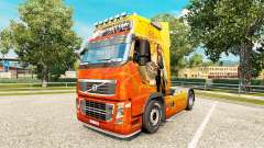 Skin Pirates of the Caribbean at Volvo trucks for Euro Truck Simulator 2