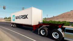 Cheetah container chassis for American Truck Simulator