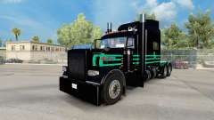 Скин Mint Green & Black на Peterbilt 389 for American Truck Simulator