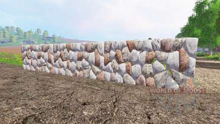 Stone wall v2.0 for Farming Simulator 2015