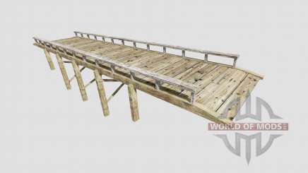 Wooden bridge for Farming Simulator 2015