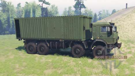 KamAZ 63501 for Spin Tires