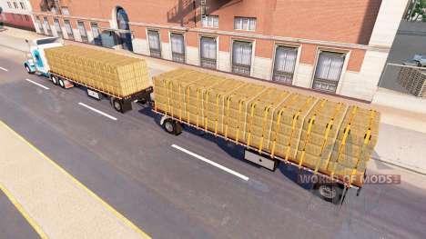 Double trailer for American Truck Simulator