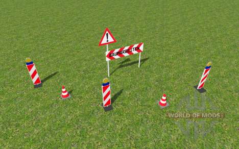Traffic barrier v1.1 for Farming Simulator 2015