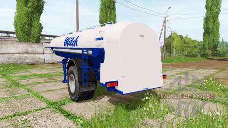 Milk tank semitrailer for Farming Simulator 2017