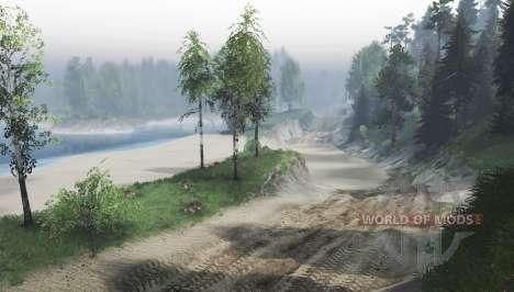 The dust roads for Spin Tires