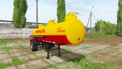 Fuel tank semitrailer for Farming Simulator 2017