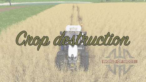 Crop destruction for Farming Simulator 2017