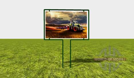Advertising sign for Farming Simulator 2017
