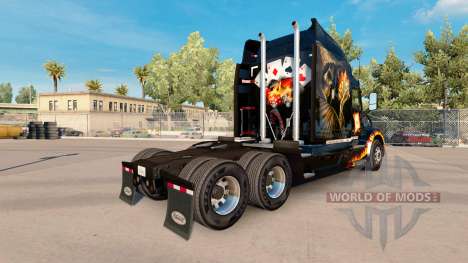 Skin Life us a gamble on the tractor Peterbilt 5 for American Truck Simulator
