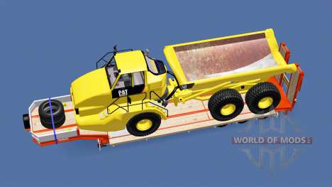 Semitrailer Caterpillar 740 for Euro Truck Simulator 2