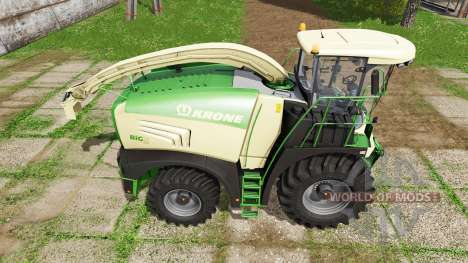 Krone BiG X 580 dynamic hoses for Farming Simulator 2017