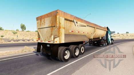 Rusty dumps trailer for American Truck Simulator
