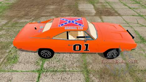 Dodge Charger RT (XS29) 1970 General Lee for Farming Simulator 2017