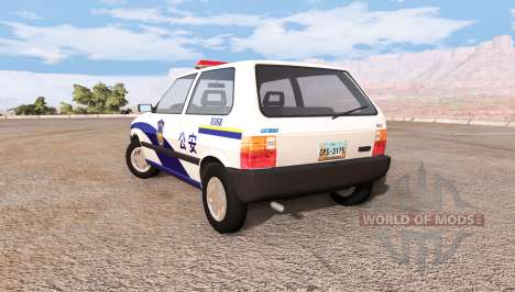 Fiat Uno chinese police for BeamNG Drive