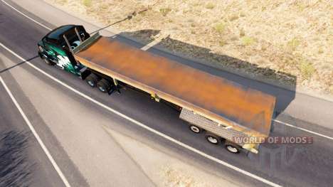 Rusty dumps trailer for American Truck Simulator