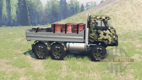 UAZ 33036 6x6 for Spin Tires