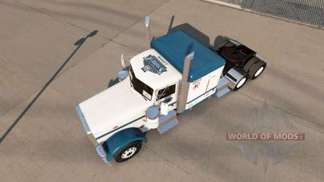Скин Uncle D Logistics v1.1 на Peterbilt 389 for American Truck Simulator