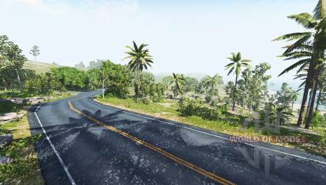Dry rock island for BeamNG Drive